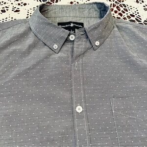 Beverly Hills Polo Club Men's Gray Button-Down Shirt